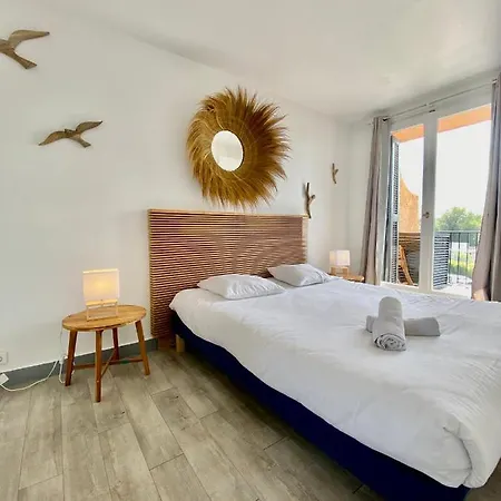 Marinesappartement-2min Plage, Acces Direct Port 코골렝